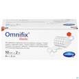 Sie sehen eine Packung Fixierpflaster Omnifix Elastic Fixiervlies 2mx 10cm 1st, Produktbild: 01 Fixierpflaster Omnifix Elastic Fixiervlies 2mx 10cm 1st, A-Nr.: 1493890 - 01