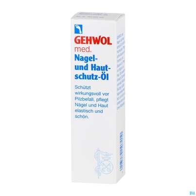 Sie sehen eine Packung Gehwol Med.nagel U.hautschutz Oel Nr 64123 15ml, Produktbild: 02 Gehwol Med.nagel U.hautschutz Oel Nr 64123 15ml, A-Nr.: 1463423 - 02