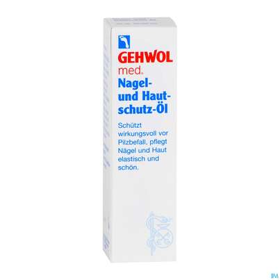 Sie sehen eine Packung Gehwol Med.nagel U.hautschutz Oel Nr 64123 15ml, Produktbild: 03 Gehwol Med.nagel U.hautschutz Oel Nr 64123 15ml, A-Nr.: 1463423 - 03
