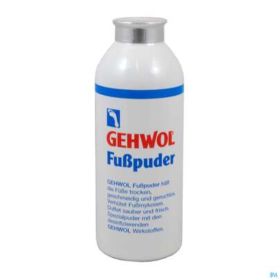 Sie sehen eine Packung Gehwol Fuss-puder Nr 64101 100g, Produktbild: 02 Gehwol Fuss-puder Nr 64101 100g, A-Nr.: 1409866 - 02