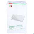 Sie sehen eine Packung Vlieskompressen Vliwasoft 6fach/unsteril Lose 10x 10cm 100st, Produktbild: 01 Vlieskompressen Vliwasoft 6fach/unsteril Lose 10x 10cm 100st, A-Nr.: 1372815 - 01
