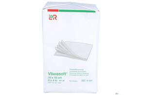 Vlieskompressen Vliwasoft 6fach/unsteril Lose 10x 10cm 100st, A-Nr.: 1372815 - 01