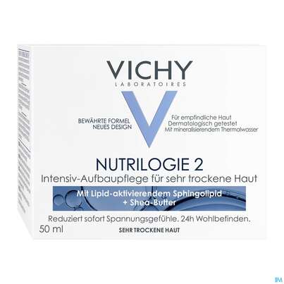Vichy Nutrilogie 2 Intensiv-Aufbaupflege , 50 Milliliter, A-Nr.: 2297955 - 03