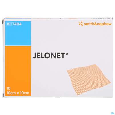Sie sehen eine Packung Wundverband Jelonet Paraffingaze Tupfer Steril 10x 10cm 10st, Produktbild: 01 Wundverband Jelonet Paraffingaze Tupfer Steril 10x 10cm 10st, A-Nr.: 0247746 - 01