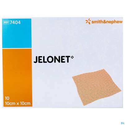 Sie sehen eine Packung Wundverband Jelonet Paraffingaze Tupfer Steril 10x 10cm 10st, Produktbild: 02 Wundverband Jelonet Paraffingaze Tupfer Steril 10x 10cm 10st, A-Nr.: 0247746 - 02