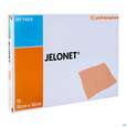 Sie sehen eine Packung Wundverband Jelonet Paraffingaze Tupfer Steril 10x 10cm 10st, Produktbild: 03 Wundverband Jelonet Paraffingaze Tupfer Steril 10x 10cm 10st, A-Nr.: 0247746 - 03