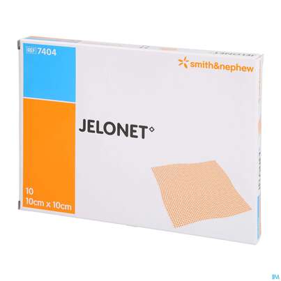 Sie sehen eine Packung Wundverband Jelonet Paraffingaze Tupfer Steril 10x 10cm 10st, Produktbild: 04 Wundverband Jelonet Paraffingaze Tupfer Steril 10x 10cm 10st, A-Nr.: 0247746 - 04