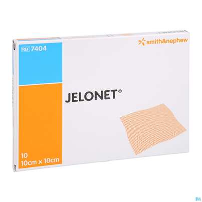 Sie sehen eine Packung Wundverband Jelonet Paraffingaze Tupfer Steril 10x 10cm 10st, Produktbild: 05 Wundverband Jelonet Paraffingaze Tupfer Steril 10x 10cm 10st, A-Nr.: 0247746 - 05