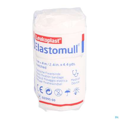 Sie sehen eine Packung ELASTOMULL 4MX 6CM, 1 Stück, Produktbild: 01 ELASTOMULL 4MX 6CM, 1 Stück, A-Nr.: 0188943 - 01