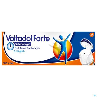 Sie sehen eine Packung Voltadol Forte Schmerzgel 100g, 100 Gramm, Produktbild: 03 Voltadol Forte Schmerzgel 100g, 100 Gramm, A-Nr.: 3917070 - 03