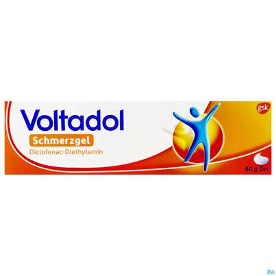 Sie sehen eine Packung Voltadol Schmerzgel 60g, 60 Gramm, Produktbild: 01 Voltadol Schmerzgel 60g, 60 Gramm, A-Nr.: 3529149 - 01