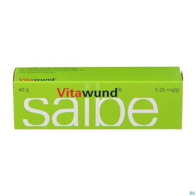Sie sehen eine Packung Vitawund® 40g Salbe, 40 Gramm, Produktbild: 02 Vitawund® 40g Salbe, 40 Gramm, A-Nr.: 1256948 - 02
