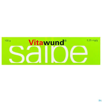 Sie sehen eine Packung Vitawund® 100g Salbe, 100 Gramm, Produktbild: 03 Vitawund® 100g Salbe, 100 Gramm, A-Nr.: 1256954 - 03