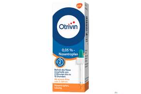 Otrivin 0,05% Nasentropfen, 10 Milliliter, A-Nr.: 0040904 - 01