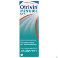 Sie sehen eine Packung Otrivin Menthol 0,1% Nasenspray, 15 Milliliter, Produktbild: 01 Otrivin Menthol 0,1% Nasenspray, 15 Milliliter, A-Nr.: 1312144 - 01