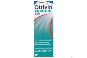 Otrivin Menthol 0,1% Nasenspray, 15 Milliliter, A-Nr.: 1312144 - 01
