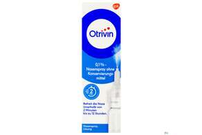 Otrivin 0,1% Nasenspray ohne Konservierungsmittel, 10 Milliliter, A-Nr.: 1347585 - 01