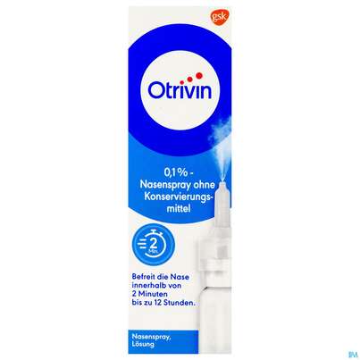 Otrivin 0,1% Nasenspray ohne Konservierungsmittel, 10 Milliliter, A-Nr.: 1347585 - 01