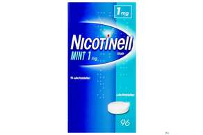 Nicotinell Mint 1 mg Lutschtabletten 96 Stück, 96 Stück, A-Nr.: 1342582 - 01