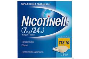 Nicotinell TTS 10 transdermale Pflaster 7 Stück, 7 Stück, A-Nr.: 1254493 - 01