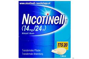 Nicotinell TTS 20 transdermale Pflaster 7 Stück, 7 Stück, A-Nr.: 1254524 - 01