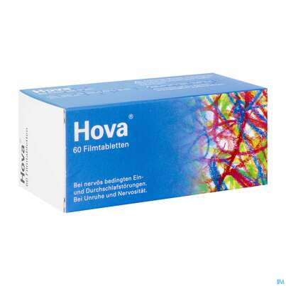 Sie sehen eine Packung Hova® Filmtabletten 60 Stück, 60 Stück, Produktbild: 02 Hova® Filmtabletten 60 Stück, 60 Stück, A-Nr.: 3904630 - 02