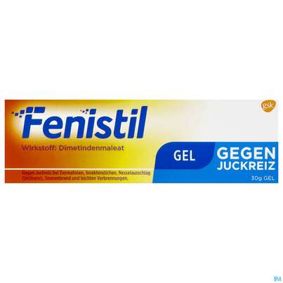 Sie sehen eine Packung Fenistil Gel, 30 Gramm, Produktbild: 01 Fenistil Gel, 30 Gramm, A-Nr.: 4951956 - 01