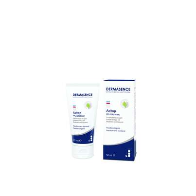 Sie sehen eine Packung Dermasence Adtop Creme, 50 Milliliter, Produktbild: 01 Dermasence Adtop Creme, 50 Milliliter, A-Nr.: 3414127 - 01