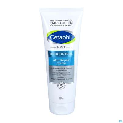 Sie sehen eine Packung Cetaphil Pro ItchControl Akut Repair Creme, 227 Gramm, Produktbild: 01 Cetaphil Pro ItchControl Akut Repair Creme, 227 Gramm, A-Nr.: 5671880 - 01