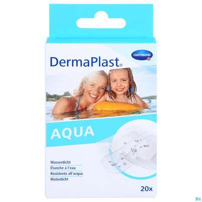 Sie sehen eine Packung Dermaplast Aqua 3 Groessen 20st, Produktbild: 01 Dermaplast Aqua 3 Groessen 20st, A-Nr.: 4173909 - 01