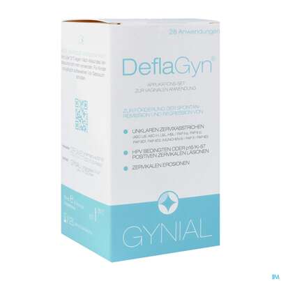 Sie sehen eine Packung DEFLAGYN VAGINALGEL+APPL.SET, 150 Milliliter, Produktbild: 02 DEFLAGYN VAGINALGEL+APPL.SET, 150 Milliliter, A-Nr.: 4612964 - 02