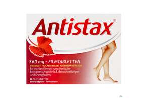 Antistax® 360 mg Filmtabletten, 60 Stück, A-Nr.: 3520421 - 01
