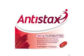 Antistax® 360 mg Filmtabletten, 30 Stück, A-Nr.: 3520415 - 01