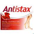 Sie sehen eine Packung Antistax® 360 mg Filmtabletten, 30 Stück, Produktbild: 02 Antistax® 360 mg Filmtabletten, 30 Stück, A-Nr.: 3520415 - 02