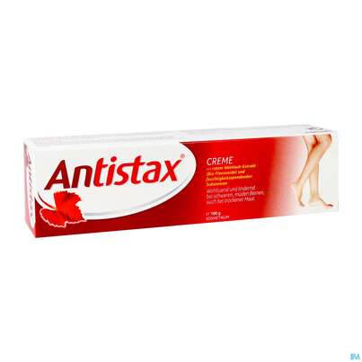 Sie sehen eine Packung Antistax® Creme (Kosmetikum), 100 Gramm, Produktbild: 02 Antistax® Creme (Kosmetikum), 100 Gramm, A-Nr.: 2337643 - 02