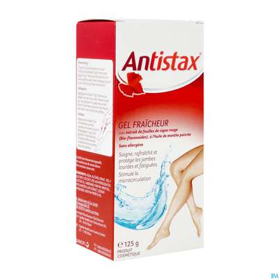 Sie sehen eine Packung Antistax® Frischgel (Kosmetikum), 125 Gramm, Produktbild: 02 Antistax® Frischgel (Kosmetikum), 125 Gramm, A-Nr.: 2337666 - 02