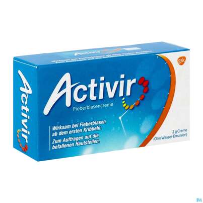 Activir Fieberblasencreme 2g Tube, 2 Gramm, A-Nr.: 3509750 - 02