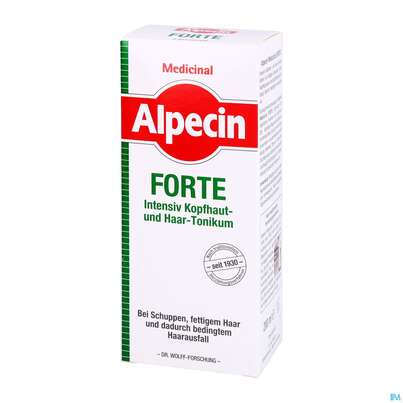 Sie sehen eine Packung Alpecin Medizinal Forte Intensiv Kopfhaut- und Haartonikum 200ml, 200 Milliliter, Produktbild: 02 Alpecin Medizinal Forte Intensiv Kopfhaut- und Haartonikum 200ml, 200 Milliliter, A-Nr.: 5001636 - 02