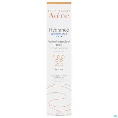 Sie sehen eine Packung Avene Hydrance Bb F30 Leicht 40ml, Produktbild: 03 Avene Hydrance Bb F30 Leicht 40ml, A-Nr.: 5179050 - 03