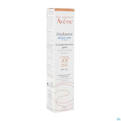 Sie sehen eine Packung Avene Hydrance Bb F30 Leicht 40ml, Produktbild: 04 Avene Hydrance Bb F30 Leicht 40ml, A-Nr.: 5179050 - 04