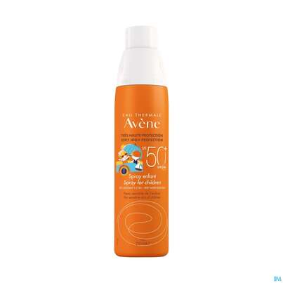 Sie sehen eine Packung Avene Kinder Sonnen Spray LSF50+, 200 Milliliter, Produktbild: 05 Avene Kinder Sonnen Spray LSF50+, 200 Milliliter, A-Nr.: 3208066 - 05