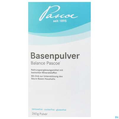 Sie sehen eine Packung Basen Pulver Balance Pascoe 260g, Produktbild: 01 Basen Pulver Balance Pascoe 260g, A-Nr.: 3236571 - 01