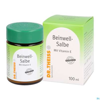 Sie sehen eine Packung Beinwell Salbe Dr.theiss 100ml, Produktbild: 04 Beinwell Salbe Dr.theiss 100ml, A-Nr.: 3182585 - 04