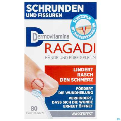 Sie sehen eine Packung Dermovitamina Ragadi Haende +fuesse 7ml, Produktbild: 01 Dermovitamina Ragadi Haende +fuesse 7ml, A-Nr.: 4367097 - 01