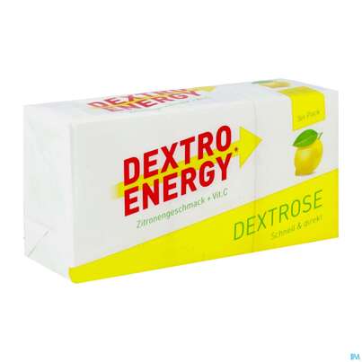 Sie sehen eine Packung Dextro Energy 3er Wuerfel Zitrone 138g, Produktbild: 02 Dextro Energy 3er Wuerfel Zitrone 138g, A-Nr.: 3207730 - 02