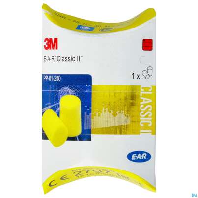 Sie sehen eine Packung Ohrenschutz Ear Classic Gehoerschutz Stoepsel 2st, Produktbild: 01 Ohrenschutz Ear Classic Gehoerschutz Stoepsel 2st, A-Nr.: 1728985 - 01