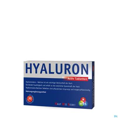 Sie sehen eine Packung HYALURON ACTIV TBL, 30 Stück, Produktbild: 03 HYALURON ACTIV TBL, 30 Stück, A-Nr.: 4000451 - 03