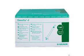 Injektionsspritzen U.zubeh. Tuberkulin Einmal-spr Omnifix 1ml 3-teilig 100st, A-Nr.: 3048579 - 01