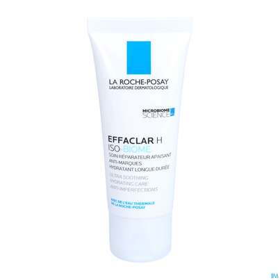Sie sehen eine Packung La Roche-Posay Effaclar H Iso-Biome ausgleichende Feuchtigkeitspflege, 40 Milliliter, Produktbild: 06 La Roche-Posay Effaclar H Iso-Biome ausgleichende Feuchtigkeitspflege, 40 Milliliter, A-Nr.: 5593832 - 06