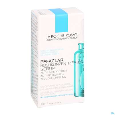 Sie sehen eine Packung La Roche-Posay Effaclar hochkonzentriertes Serum, 30 Milliliter, Produktbild: 03 La Roche-Posay Effaclar hochkonzentriertes Serum, 30 Milliliter, A-Nr.: 5342604 - 03